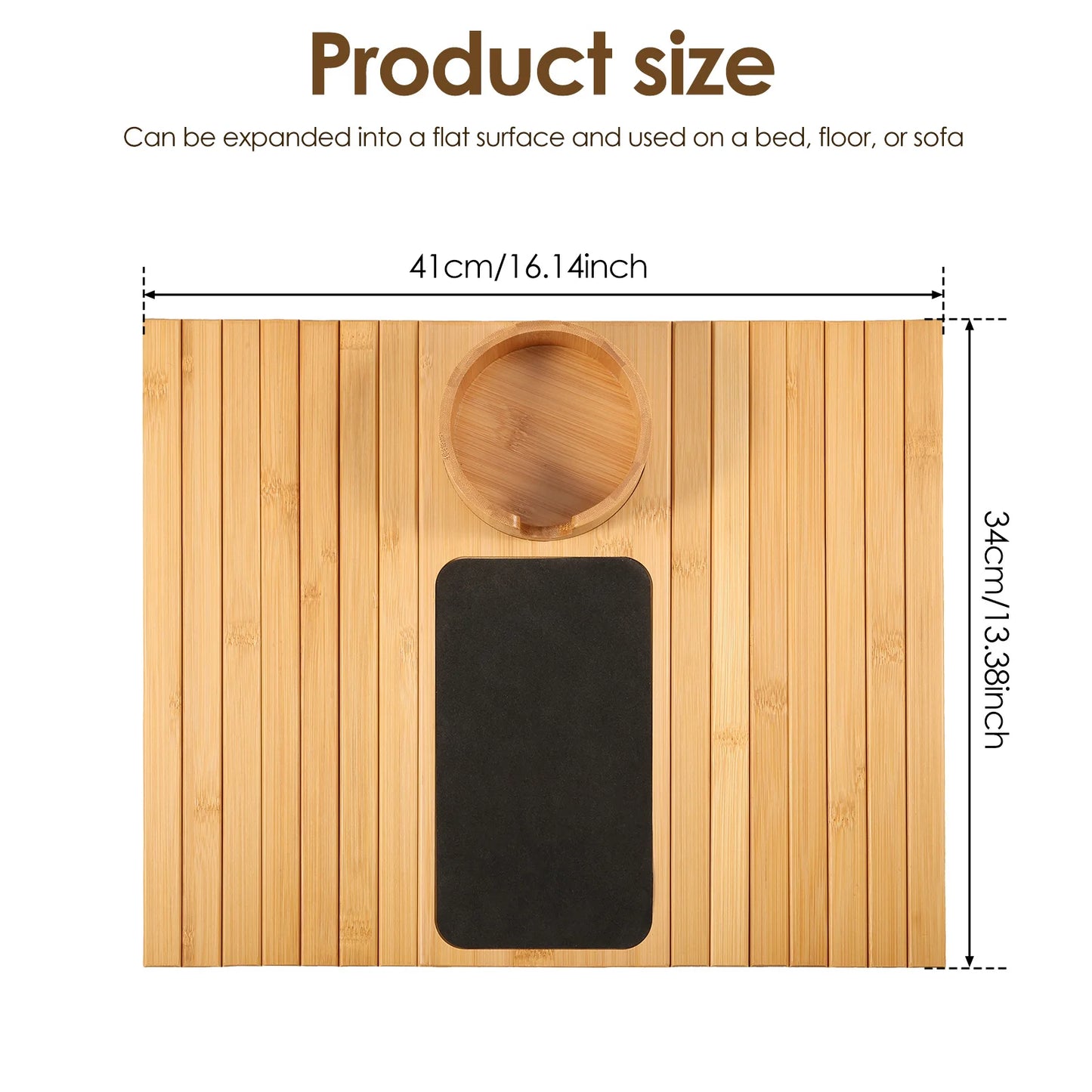 Couchy - Bamboo Couch Cup Holder