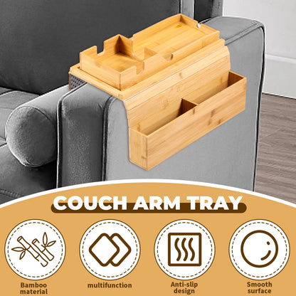 Couchy - Bamboo Couch Cup Holder